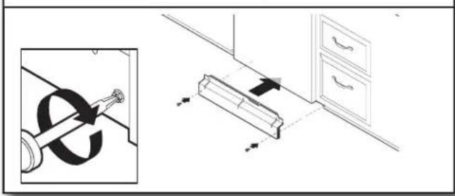 JENN-AIR JDPSS245LX - Vuelva a instalar los paneles de acceso - 1