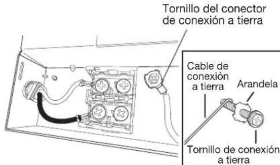 JENN-AIR JDPSS245LX - Conecte el cable a tierra - 1