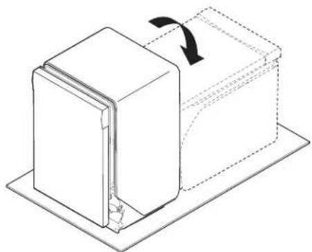 JENN-AIR JDPSS245LX - Put the dishwasher on its back - 1