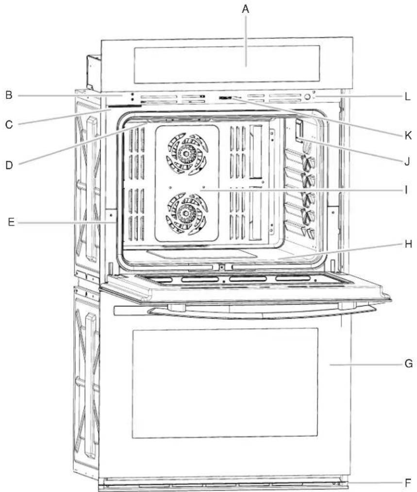JENN-AIR JJW3830DP - Parts and Features - 1
