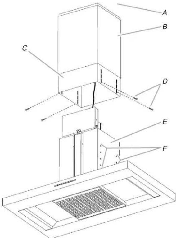 JENN-AIR JXI8736DS - Installation de la hotte - 5