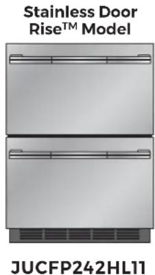 JENN-AIR JUCFP242HM - REFRIGERATOR/FREEZER DRAWERS (WITH ICE MAKER AND WATER FILTER) - 2