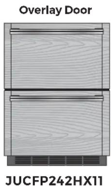 JENN-AIR JUCFP242HM - REFRIGERATOR/FREEZER DRAWERS (WITH ICE MAKER AND WATER FILTER) - 3