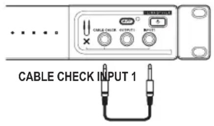 KORG Pitchblack X Pro - CABLE CHECK-Buchse - 1