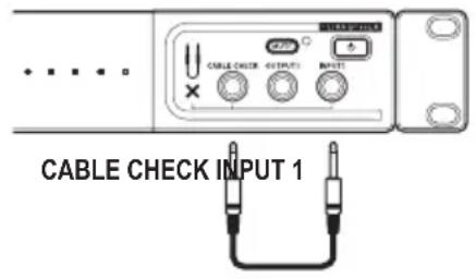 KORG Pitchblack X Pro - Jack de comprobación del cable - 1