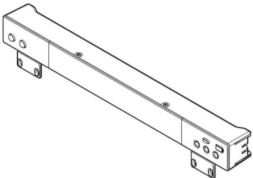 KORG Pitchblack X Pro - Utilisation des adaptateurs de montage en rack comme pied - 1