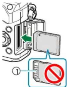 OLYMPUS OM5 - Insertion de la carte - 3