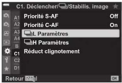 OLYMPUS OM5 - Options de prise de vue en rafale - 1
