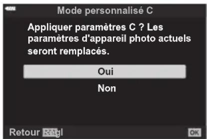 OLYMPUS OM5 - Rappeler des paramètres enregistrés - 4