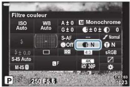 OLYMPUS OM5 - Application d'effets de filtre aux images monochromes (filtre couleur) - 1