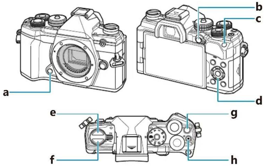 OLYMPUS OM5 - Touches fonction directe - 1