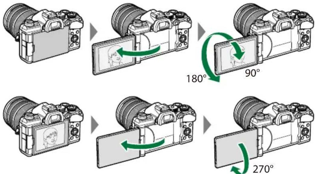 OLYMPUS OM5 - Utilisation de l'écran - 1