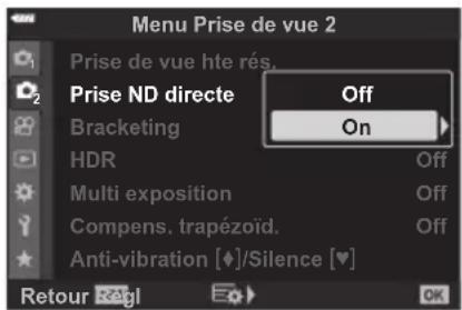OLYMPUS OM5 - Ralentissement de l'obturateur sous un éclairage puissant (prise ND directe) - 2