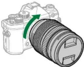 OLYMPUS OM5 - Fixation d'un objectif sur l'appareil photo - 4