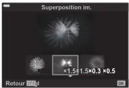 OLYMPUS OM5 - Combiner des images (superposition im.) - 2