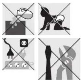 Ecor Pro EPD30 - Do not use your dehumidifier under the following conditions: - 1