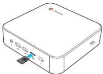 VIEWSONIC NMP660 - Insertion d'une carte mémoire - 1