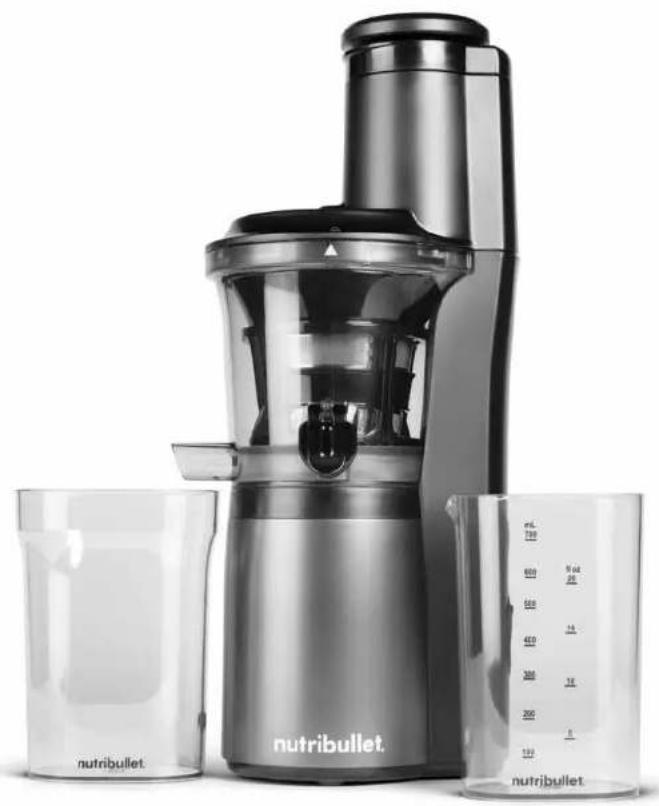 NUTRIBULLET Slow Juicer - xpoiopoiteia mvo me vwna opouta kai laxavika.Mnv xpoiopoite katepsiuyeva opouta n lambda. - 1