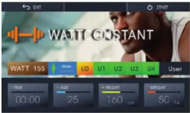 Cardiostrong FX90 Touch - Programme basé sur les watts - 1