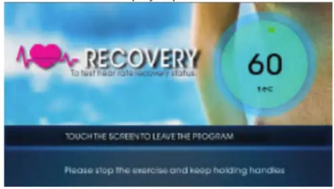 Cardiostrong FX90 Touch - Fonction recovery - 1