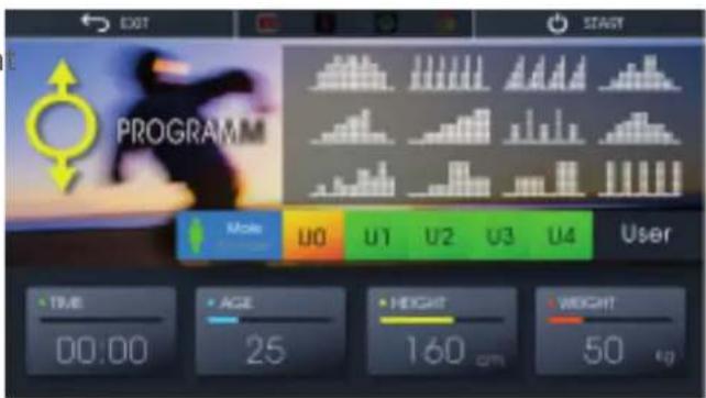 Cardiostrong FX90 Touch - Programmes à profil - 1