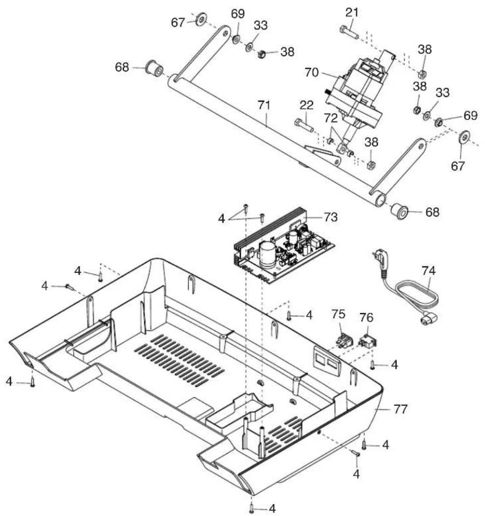 Pro-form Carbon T10 - LISTE Des PIECES - 3
