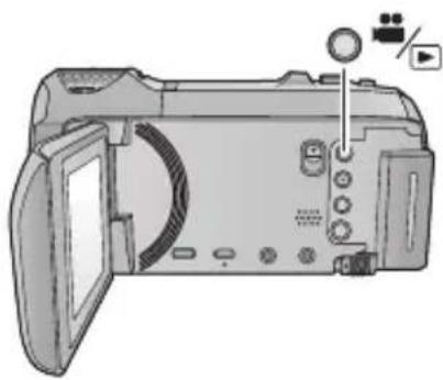 PANASONIC HCV787 - Alterner entre le mode enregistrement et le mode lecture - 1