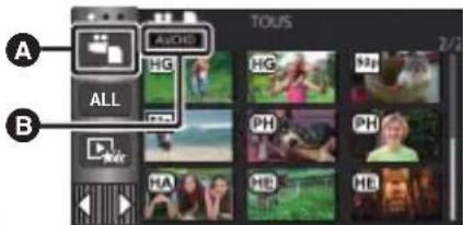 PANASONIC HCV787 - Lecture des images animées/images fixes - 2
