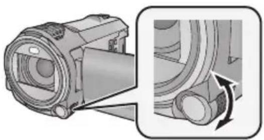 PANASONIC HCV787 - Réglage manuel de la valeur du diaphragme/gain - 1