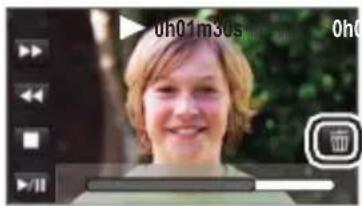 PANASONIC HCV785 - Suppression de scènes/images fixes - 1