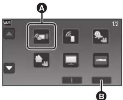 PANASONIC HCV785 - Lors de la connexion d'un téléphone intelligent à cet appareil en tant que caméra secondaire sans fil pour la première fois - 1