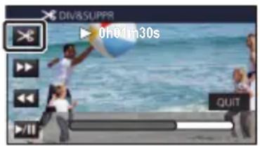 PANASONIC HCV785 - Pour diviser une scène à supprimer partiellement (mp4/iframe) - 2