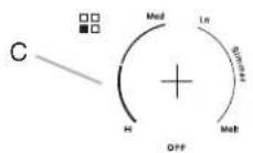 JENN-AIR JEC4430KB - PARTS AND FEATURES – KNOB CONTROLS - 3