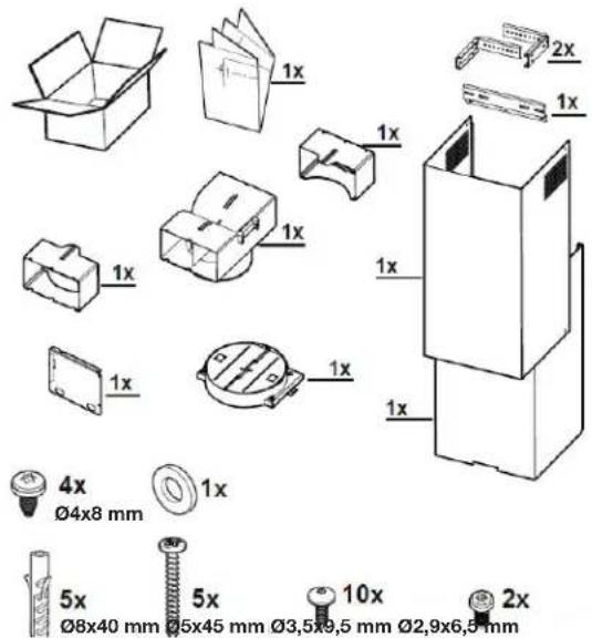 JENN-AIR JVW0630LS - Pieces fournies - 1