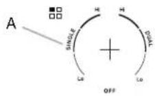JENN-AIR JEC4430KS - PARTS AND FEATURES – KNOB CONTROLS - 1
