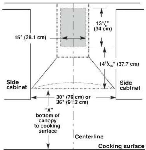 JENN-AIR WVW53UC0LS - Cabinet Dimensions - 1