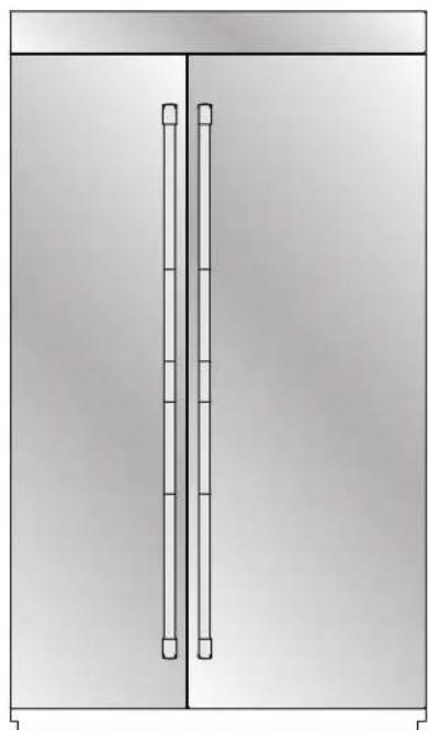 JENN-AIR JPK42SNXWSS - Habillage en acier inoxydable euro-style - 1