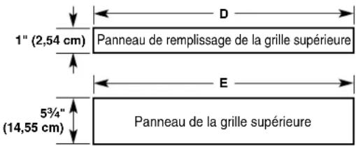 JENN-AIR JPK42SNXWSS - Installation avec grille standard—grille affleurante—soffite ouvert ou fermé - 1