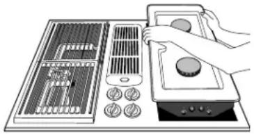 JENN-AIR JEA8000ADB - Pour installer le MODULE à brûleurs scellés: - 1