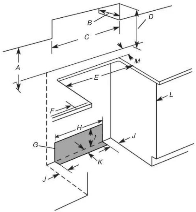 JENN-AIR W10748976 - Cabinet Dimensions - 1