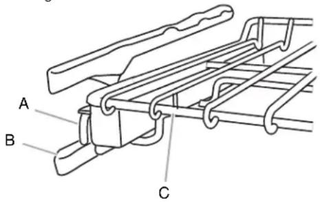 JENN-AIR JJW2427DS - To Remove Roll-Out Extension Rack: - 1