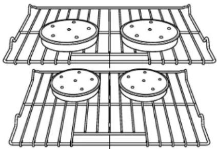 JENN-AIR JJW2427DS - Cuisson au four de gâteaux sur 2 grilles - 1