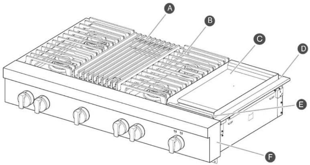 JENN-AIR JGCP436HL - COOKTOP - 1