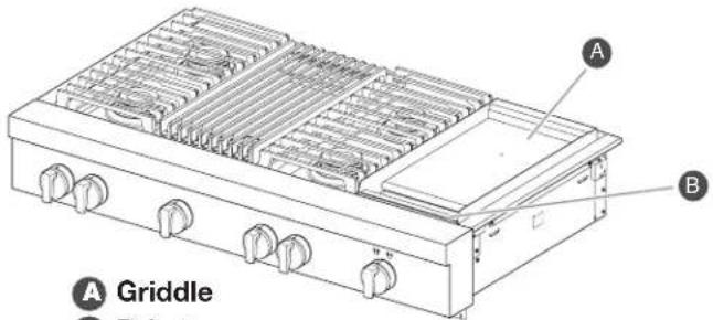 JENN-AIR JGCP436HL - CHROME ELECTRIC GRIDDLE (on some models) - 1