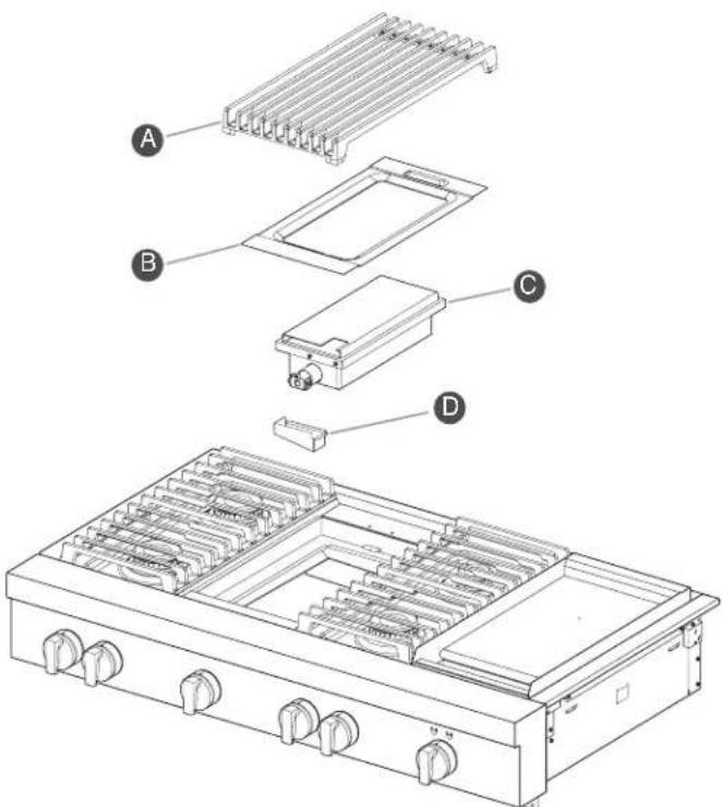 JENN-AIR JGCP436HL - GRILL (on some models) - 1