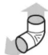 JENN-AIR JXW9036WP - Vent Piece Equivalent Length - 2