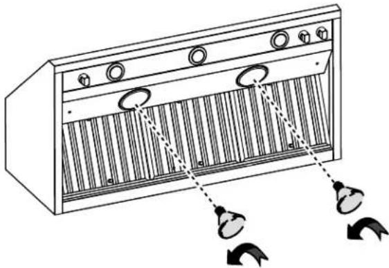 JENN-AIR JXW9036WP - Remplacement des lampes à rayons infrarouges - 1