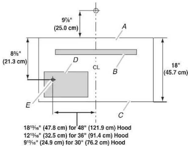 JENN-AIR JXW9036WP - Product Dimensions - 2