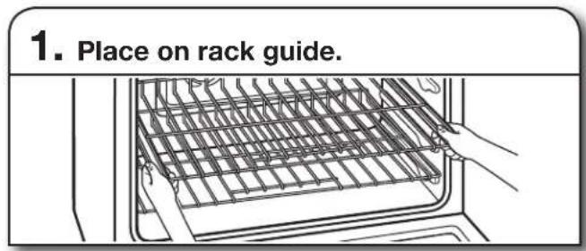 JENN-AIR JLRP436WP - To Replace the Extendable Roller Rack: - 1