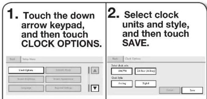 JENN-AIR JLRP436WP - Setting Clock Options - 1